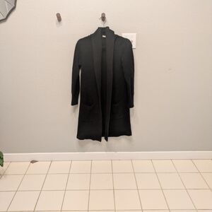 GAP Women's Black Open-Front Cardigan